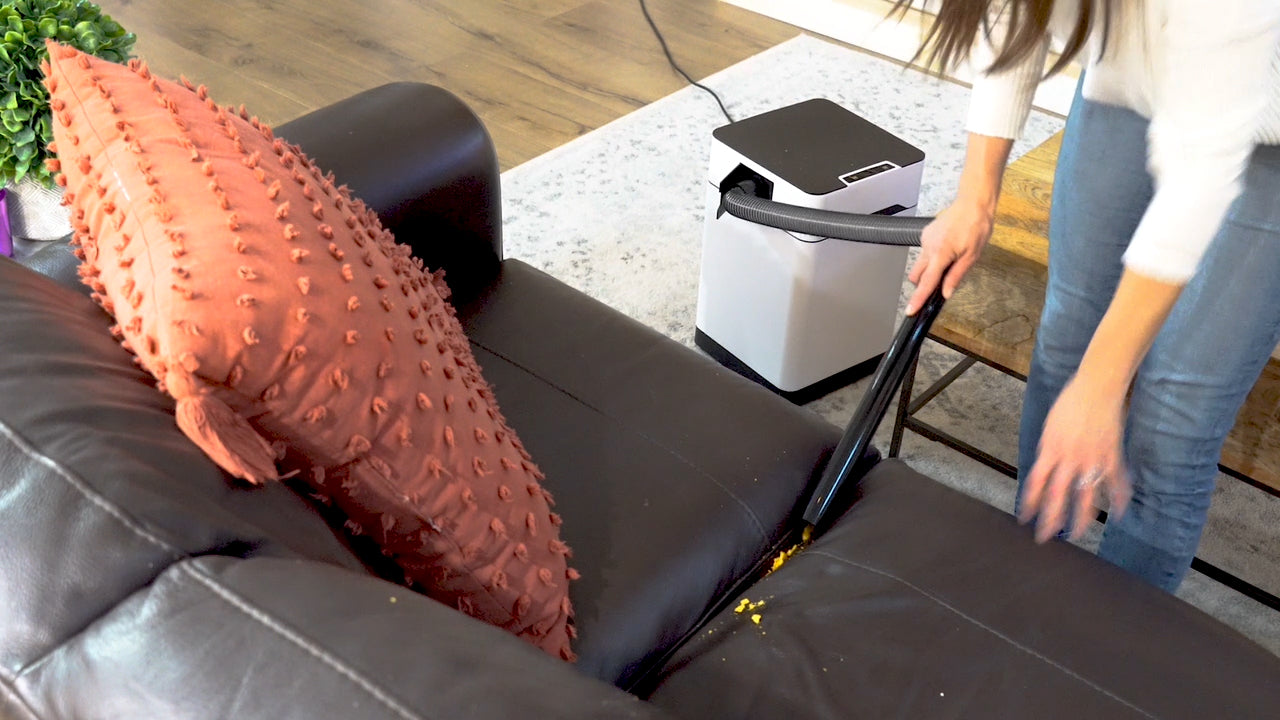 Smart Touch Trash Vac: 2-in-1 Vacuum Cleaner TrashCan