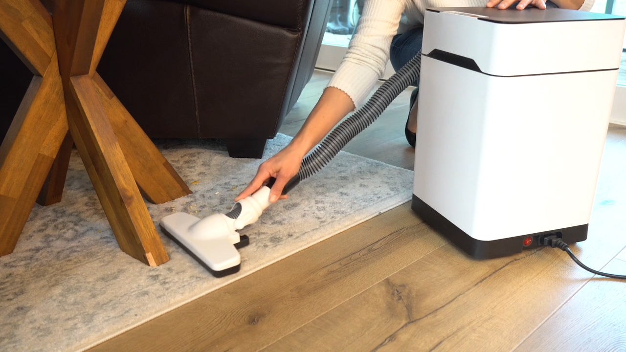 Smart Touch Trash Vac: 2-in-1 Vacuum Cleaner TrashCan